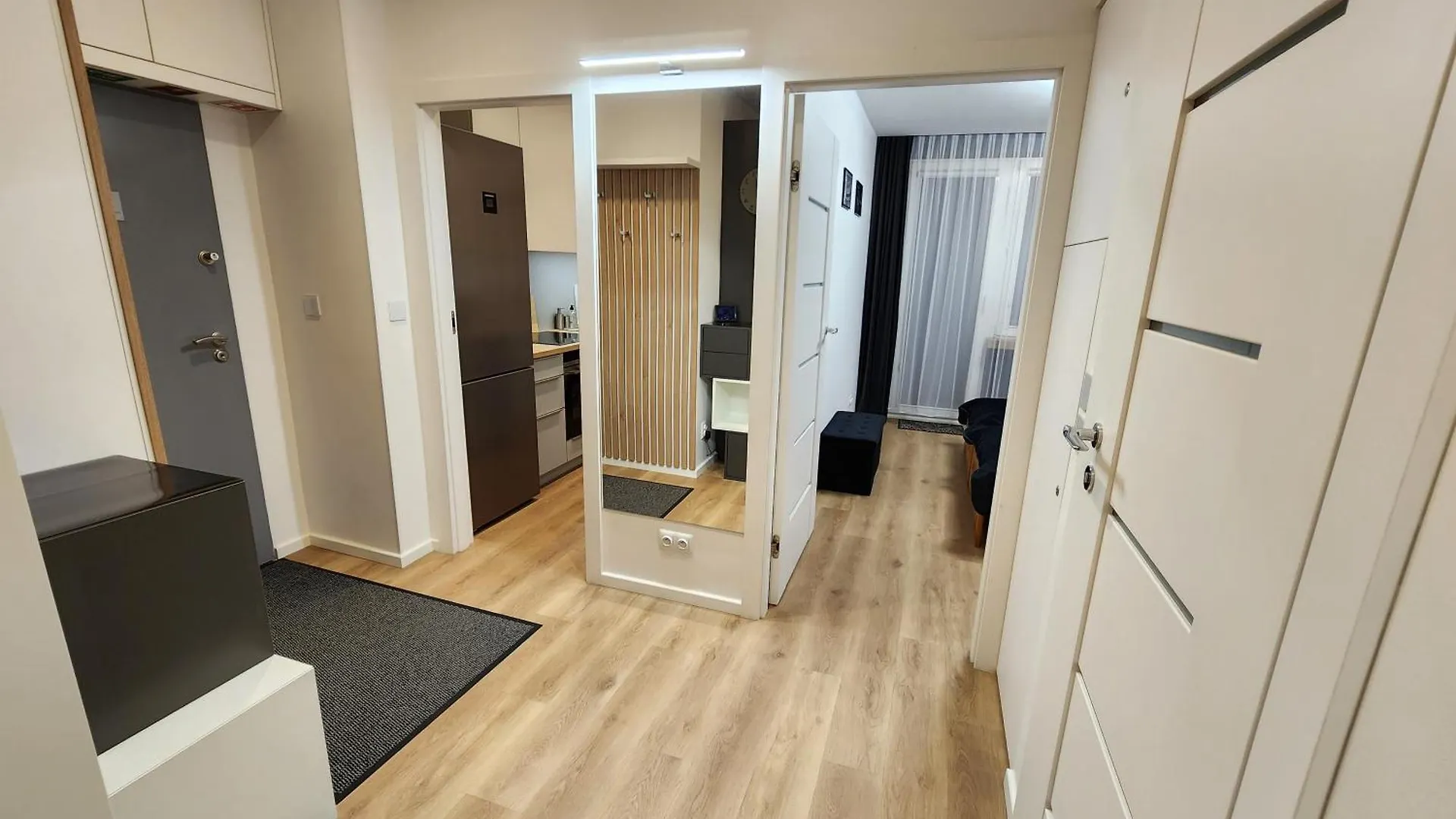 Grey Apartment Krakow Poland