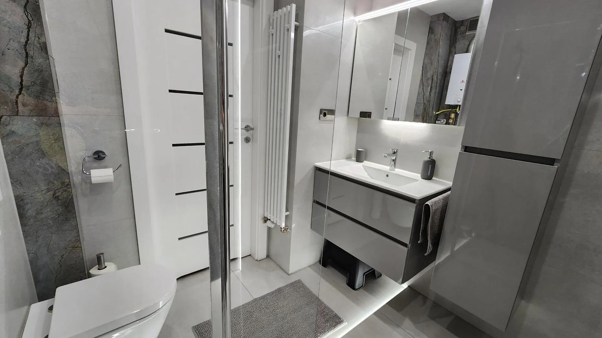 Grey Apartment Krakow Poland